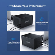 ORICO NS500U3 3.5 inch 5 Bay USB 3.0 Hard Drive Enclosure(Black)