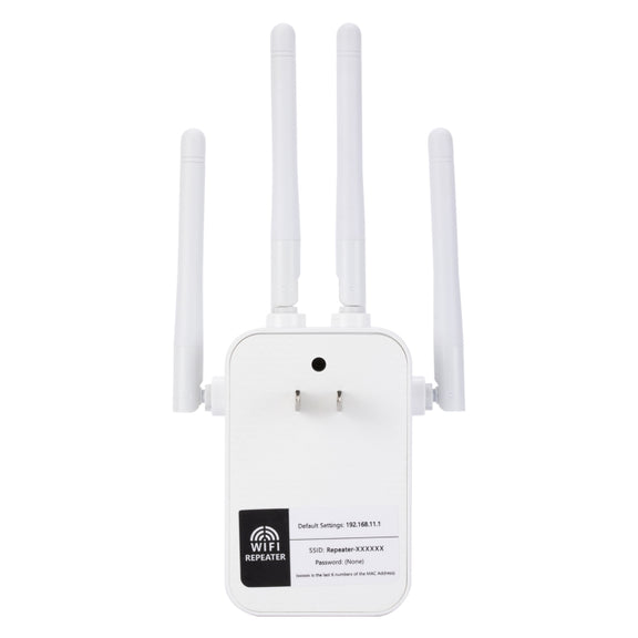 ZX-R08 1200Mbps 2.4G/5G Dual-Band WiFi Repeater Signal Amplifier, US Plug