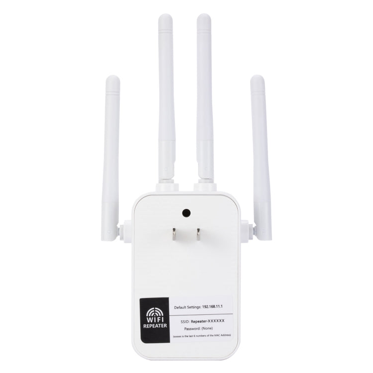 ZX-R08 1200Mbps 2.4G/5G Dual-Band WiFi Repeater Signal Amplifier, US Plug