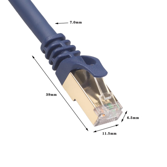 7.6m CAT8 Computer Switch Router  Ethernet Network LAN Cable, Patch Lead RJ45