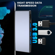 Rocketek SUR759 6 in 1 USB 3.0 / LAN / 4K HDMI / SD / TF HUB Adapter