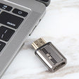 8K 60Hz HDMI Male to HDMI Female Magnetic Adapter (Gun Metal) - Adapter by PMC TechLife | Online Shopping South Africa | PMC TechLife | Buy Now Pay Later Mobicred