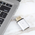 8K 60Hz HDMI Male to HDMI Female Magnetic Adapter (Silver) - Adapter by PMC TechLife | Online Shopping South Africa | PMC TechLife | Buy Now Pay Later Mobicred