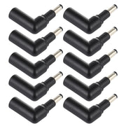 10 PCS 4.5 x 3.0mm Female to 4.8 x 1.7mm Male Plug Elbow Adapter Connector