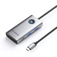 ORICO ORICO-PW11-6PCR R45 Type-C / USB-C 6-in-1 5Gbps Multifunction Docking Station (Dark Gray) - free shipping - PMC TechLife - Order now!