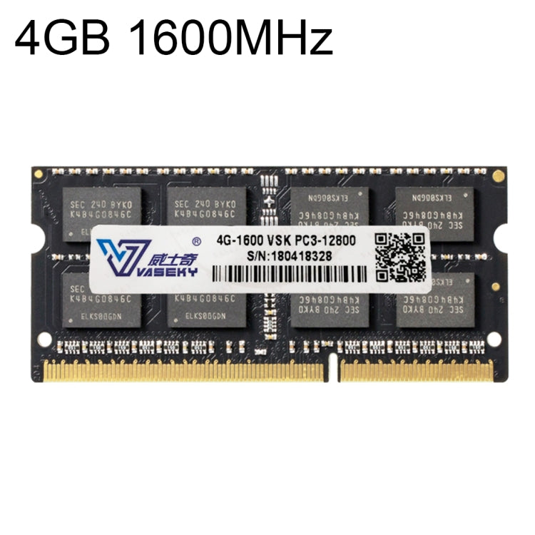 Vaseky 4GB 1600MHz PC3-12800 DDR3 PC Memory RAM Module for Laptop - free shipping - PMC Jewellery - Order now!