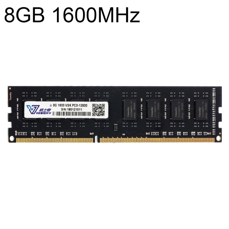 Vaseky 8GB 1600MHz PC3-12800 DDR3 PC Memory RAM Module for Desktop - free shipping - PMC Jewellery - Order now!