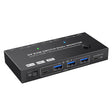 KC-KVM212DH 4K 60HZ USB3.0 DP Dual Display KVM Switcher with MST Dual Screen Extension Replication - Switch by PMC TechLife | Online Shopping South Africa | PMC TechLife | Buy Now Pay Later Mobicred
