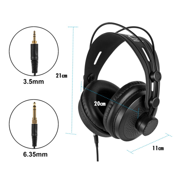 Yanmai D68 Recording Monitor Headphone (Black Gold)