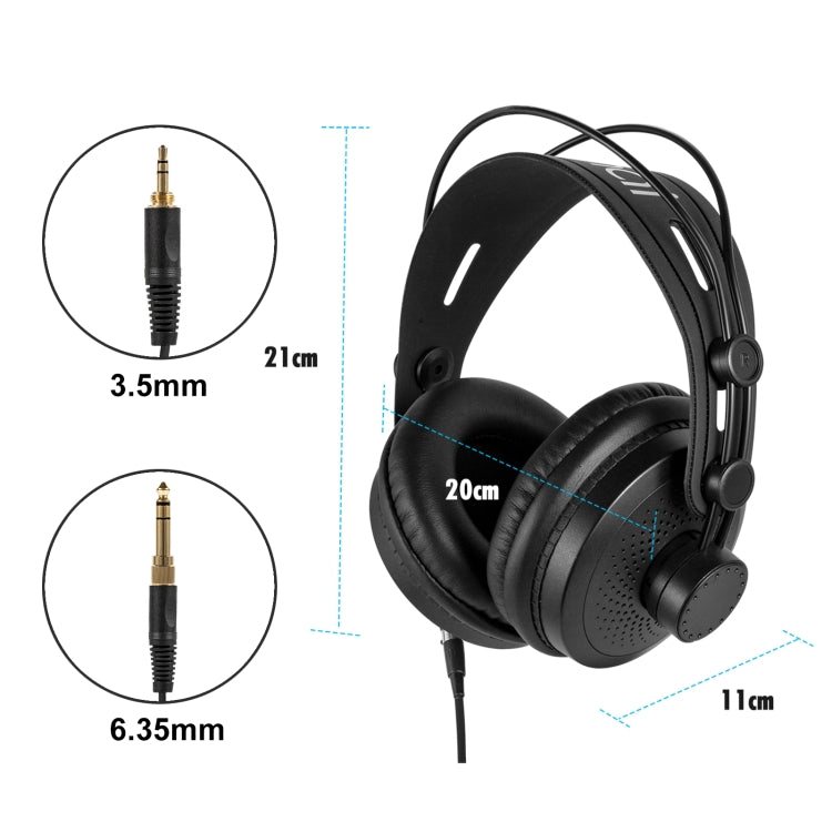 Yanmai D68 Recording Monitor Headphone (Black Gold)