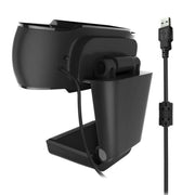 HXSJ A870 480P Pixels HD 360 Degree WebCam USB 2.0 PC Camera with Microphone for Skype Computer PC Laptop, Cable Length: 1.4m(Black)