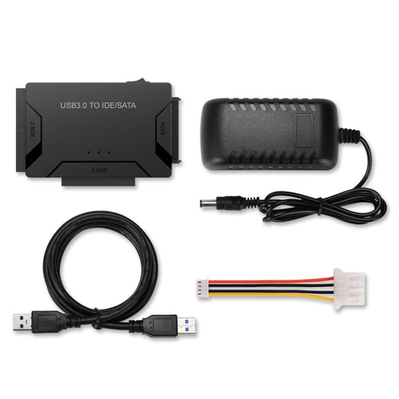 USB 3.0 to SATA / IDE Hard Disk Drive Converter Adapter Cable for 2.5 inch / 3.5 inch SATA IDE HDD, Cable Length: 1m
