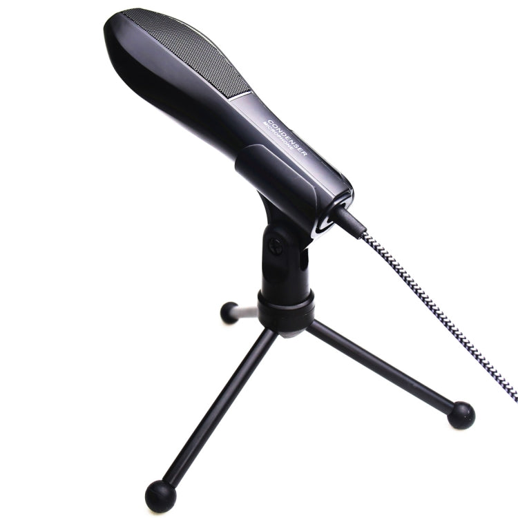 Yanmai Q5 USB 2.0 Game Studio Condenser Sound Recording Microphone with Holder, Compatible with PC and Mac for  Live Broadcast Show, KTV, etc.(Black) - Microphone by Yanmai | Online Shopping South Africa | PMC TechLife | Buy Now Pay Later Mobicred