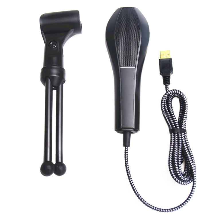 Yanmai Q5 USB 2.0 Game Studio Condenser Sound Recording Microphone with Holder, Compatible with PC and Mac for  Live Broadcast Show, KTV, etc.(Black) - Microphone by Yanmai | Online Shopping South Africa | PMC TechLife | Buy Now Pay Later Mobicred