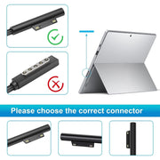 For Microsoft Surface Pro 7 / 7 Plus / 8 / 9 / X & Laptop 3 / 4 / 5 65W Laptop Power Adapter (UK Plug)