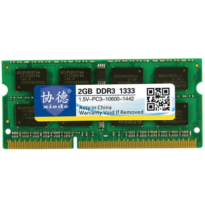 XIEDE X042 DDR3 1333MHz 2GB 1.5V General Full Compatibility Memory RAM Module for Laptop - free shipping - PMC Jewellery - Order now!