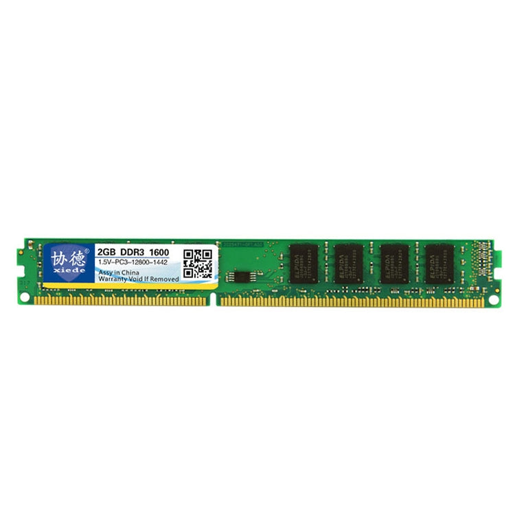 XIEDE X033 DDR3 1600MHz 2GB 1.5V General Full Compatibility Memory RAM Module for Desktop PC - free shipping - PMC Jewellery - Order now!