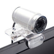 HXSJ A860 30fps 480P HD Webcam for Desktop / Laptop, with 10m Sound Absorbing Microphone, Length: 1.4m(Grey) - free shipping - PMC TechLife - Order now!