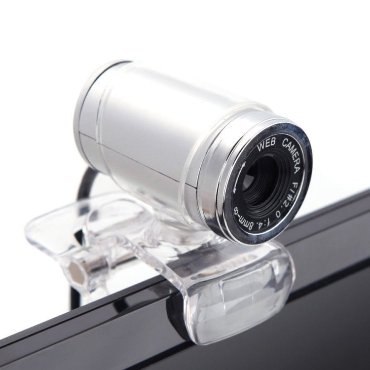 HXSJ A860 30fps 480P HD Webcam for Desktop / Laptop, with 10m Sound Absorbing Microphone, Length: 1.4m(Grey) - free shipping - PMC Jewellery - Order now!