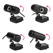 HXSJ S50 30fps 100 Megapixel 720P HD Webcam for Desktop / Laptop / Smart TV, with 10m Sound Absorbing Microphone, Cable Length: 1.4m