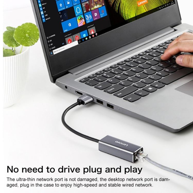 Lenovo F1-C01 Type-C / USB-C to Gigabit Ethernet Converter - free shipping - PMC Jewellery - Order now!