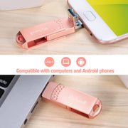 Richwell 3 in 1 16G Type-C + Micro USB + USB 3.0 Metal Flash Disk with OTG Function(Black)