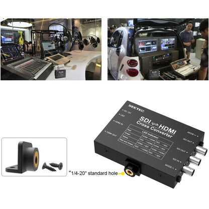 SEETEC 3 x SDI to 2 x HDMI Two-way Signal Translator Converter - free shipping - PMC Jewellery - Order now!