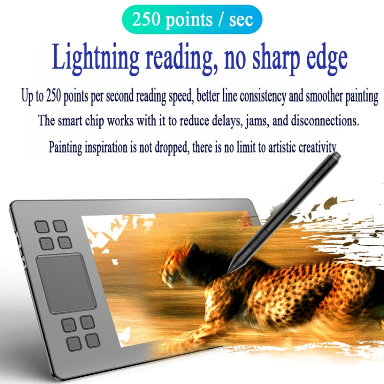VEIKK A50 10x6 inch 5080 LPI Smart Touch Electronic Graphic Tablet, with Type-c Interface - free shipping - PMC Jewellery - Order now!