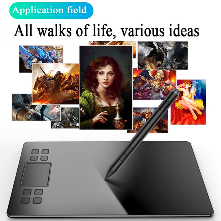 VEIKK A50 10x6 inch 5080 LPI Smart Touch Electronic Graphic Tablet, with Type-c Interface - free shipping - PMC Jewellery - Order now!