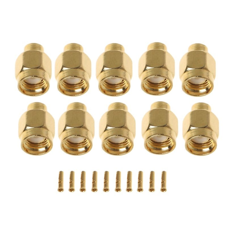 20 PCS SMA-JB3 RF Connector SMA Male Inner Screw & Pin Solder Semi-Rigid - free shipping - PMC Jewellery - Order now!