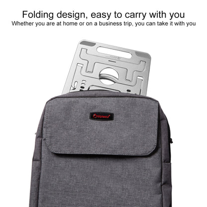 COOLCOLD U2S Portable Foldable Hollow Double Triangle Height Adjustable Aluminum Alloy Bracket for Laptop - free shipping - PMC Jewellery - Order now!