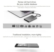 ORICO 2518S3 USB3.0 External Hard Disk Box Storage Case for 7mm & 9.5mm 2.5 inch SATA HDD / SSD (Grey)
