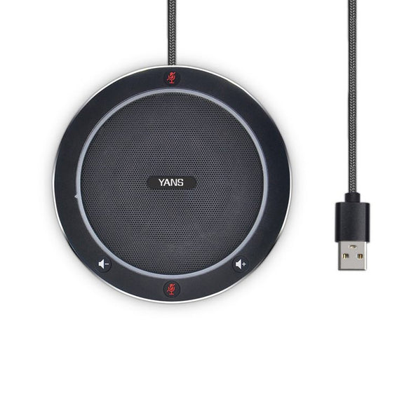 YANS YS-M61 USB Mini Port Video Conference Omnidirectional Microphone (Black)