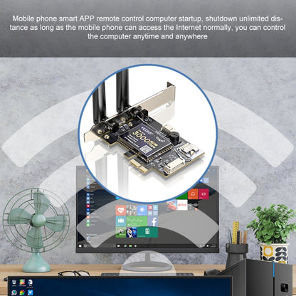 EDUP AX200SW 3000Mbps Remote Control Computer Power On and Off Network Card - free shipping - PMC Jewellery - Order now!