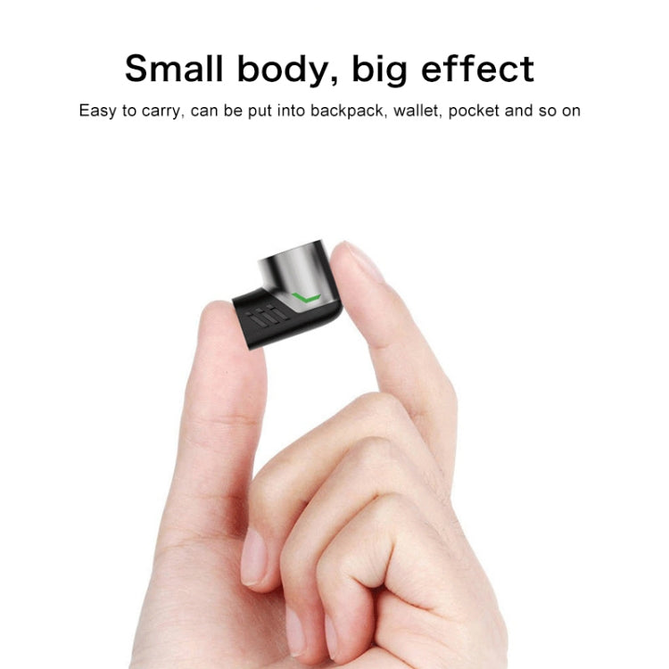 X20 100W PD USB-C / Type-C Female to USB-C / Type-C Elbow Magnetic Charging Adapter(Tarnish) - Charging Cable & Head by PMC TechLife | Online Shopping South Africa | PMC TechLife