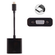 USB-C / Type-C 3.1 Male to VGA female Adapter Cable for MacBook 12 inch, Chromebook Pixel 2015, Nokia N1 Tablet PC, Length: About 10cm - Cable & Adapter by PMC Jewellery | Online Shopping South Africa | PMC Jewellery | Buy Now Pay Later Mobicred