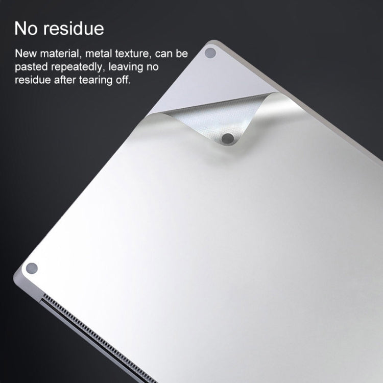4 in 1 Notebook Shell Protective Film Sticker Set for Microsoft Surface Laptop 3 13.5 inch (Black)