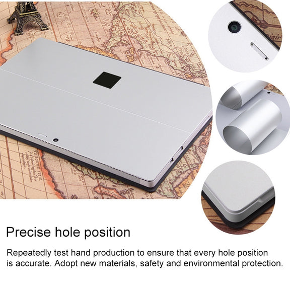 Tablet PC Shell Protective Back Film Sticker for Microsoft Surface Pro 4 / 5 / 6 (Gold)