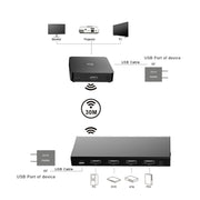 Measy W2H MAX FHD 1080P 3D 60Ghz Wireless Video Transmission HD Multimedia Interface Extender Receiver And Transmitter, Transmission Distance: 30m(AU Plug)