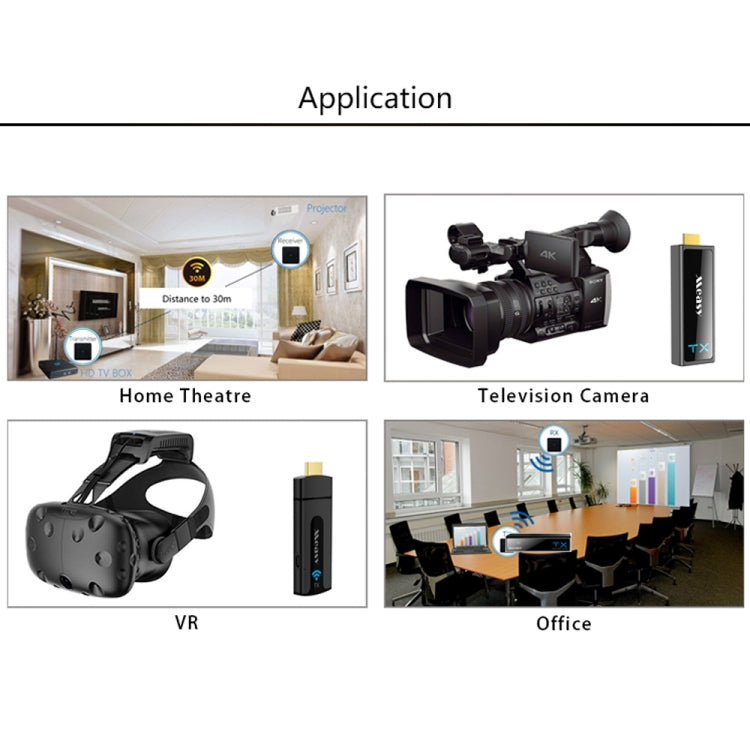 Measy W2H MAX FHD 1080P 3D 60Ghz Wireless Video Transmission HD Multimedia Interface Extender Receiver And Transmitter, Transmission Distance: 30m(AU Plug)