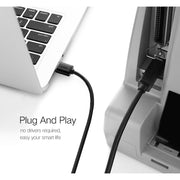 UGREEN USB 3.0 Type A Male to Type B Male Gold-plated Printer Cable Data Cable, For Canon, Epson, HP, Cable Length: 2m