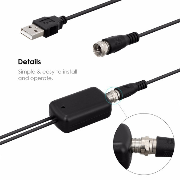 50 Miles Range 25dBi High Gain Digital Indoor HDTV Antenna with 3m Coaxial Cable - DVB-T & Simulation Antenna by PMC TechLife | Online Shopping South Africa | PMC TechLife | Buy Now Pay Later Mobicred