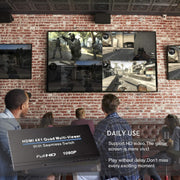 NEWKENG NK-C941 Full HD 1080P HDMI 4x1 Quad Multi-Viewer with Seamless Switch & Remote Control, UK Plug