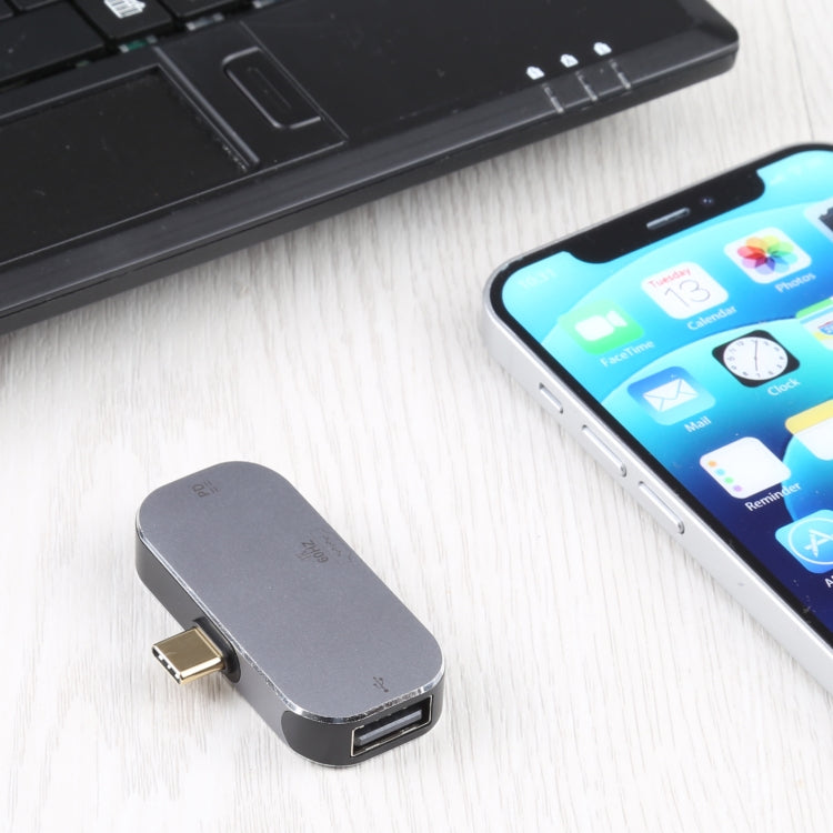 3 in 1 USB-C / Type-C Male to USB-C / Type-C Charging + USB + 4K 60Hz HDMI Female Adapter - Cable & Adapters by PMC TechLife | Online Shopping South Africa | PMC TechLife | Buy Now Pay Later Mobicred