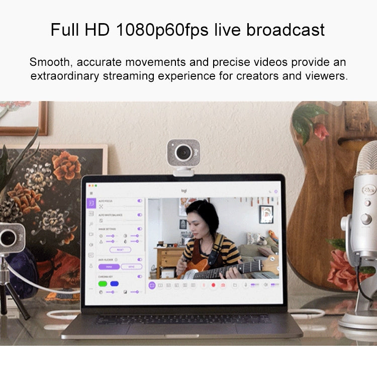 Logitech StreamCam Full HD 1080P / 60fps Auto Focus USB-C / Type-C Port Live Broadcast Gaming Webcam, Built-in Microphone (Black) - free shipping - PMC Jewellery - Order now!