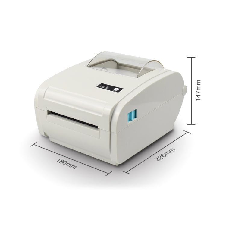 POS-9210 110mm USB +  Bluetooth POS Receipt Thermal Printer Express Delivery Barcode Label Printer, AU Plug(White)