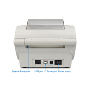 POS-9210 110mm USB +  Bluetooth POS Receipt Thermal Printer Express Delivery Barcode Label Printer, AU Plug(White)