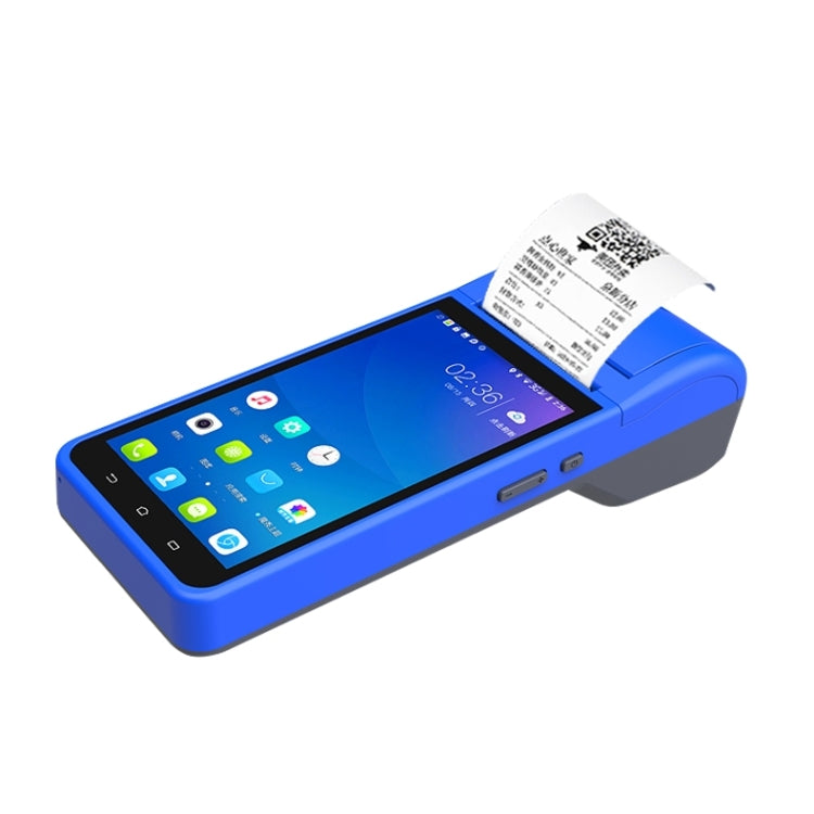 POS-6000 4G Version 1GB+8GB 58mm PDA Handheld 5.5 inch QR Code Android Smart POS Teminal Scanner Printer, EU Plug - Printer by PMC TechLife | Online Shopping South Africa | PMC TechLife | Buy Now Pay Later Mobicred