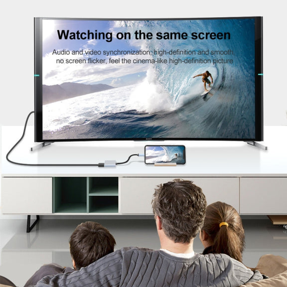 2 in 1 USB-C / Type-C to 2 x HDTV Ports HUB Adapter