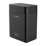 ORICO DS200U3 3.5 inch 2 Bay Magnetic-type USB 3.0 Hard Drive Enclosure with Blue LED Indicator(Black)